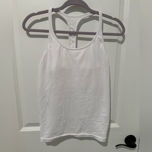 Athleta Renew Support Top in White Womens Size Large Tank Top
